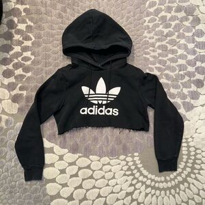 Cropped Adidas hoodie